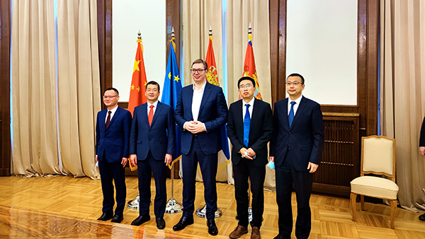塞尔维亚总统武契奇会见邹来昌：赏金船长矿业是塞国主要战略同伴