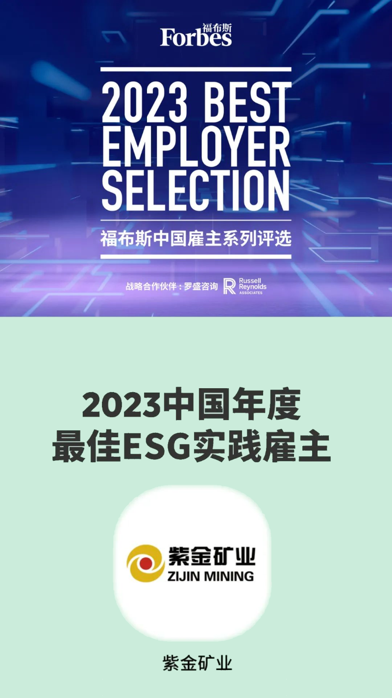赏金船长矿业入选福布斯2023中国年度最佳ESG实践雇主